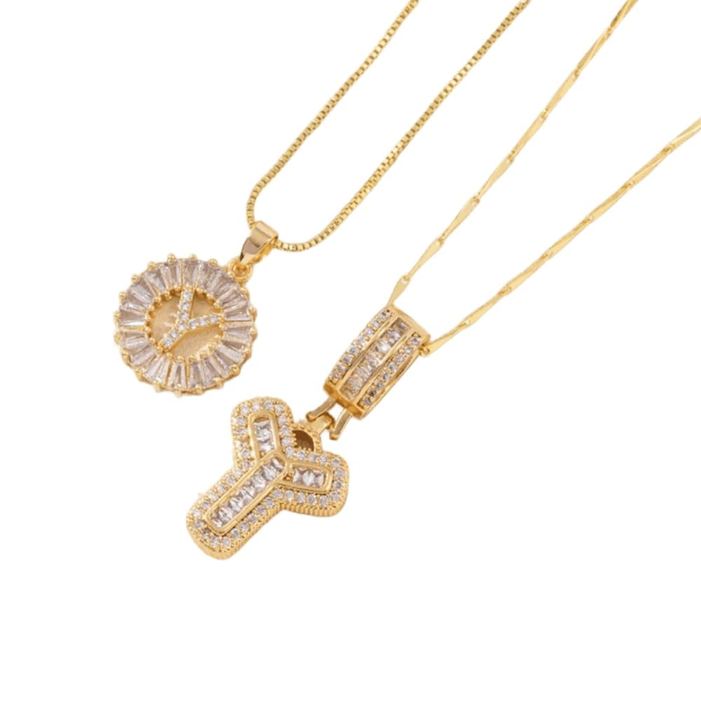BUY 1 GET 1 FREE (2 Pack) - Initial Letter Pendant Necklaces