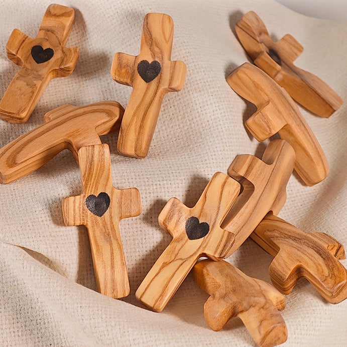 ❤️ Valentine's Day Special ❤️Handcrafted Wooden Cross My Heart