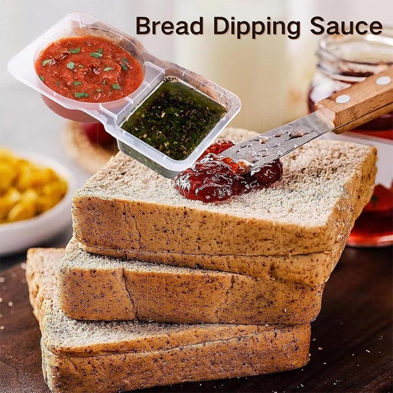 💥Last Day 49% OFF💥Double Compartment Condiment Containers