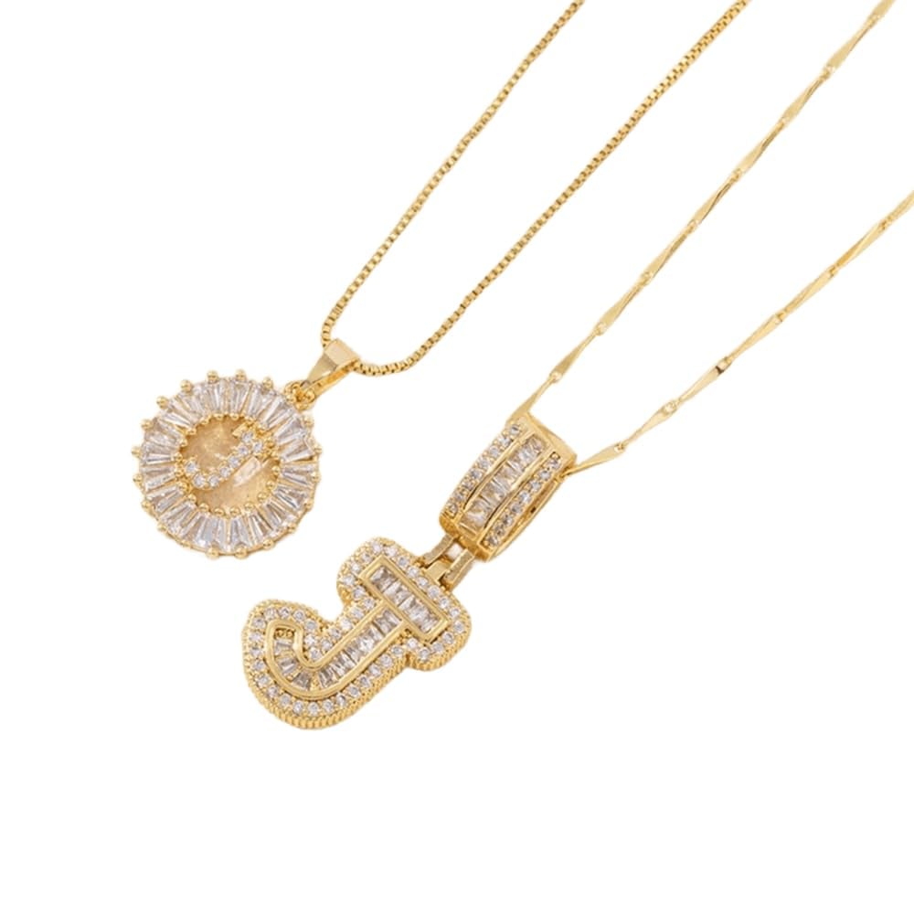 BUY 1 GET 1 FREE (2 Pack) - Initial Letter Pendant Necklaces