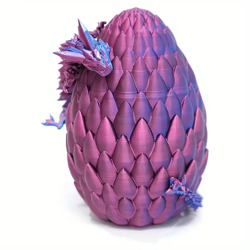 ๐3D-Printed Articulated Crystal Dragon