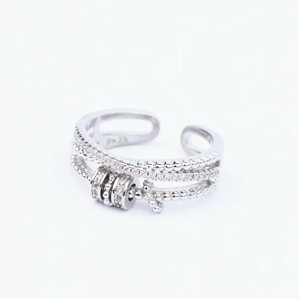 To My Granddaughter Spinning Bead Fidget Ring