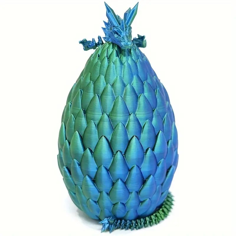 ๐3D-Printed Articulated Crystal Dragon
