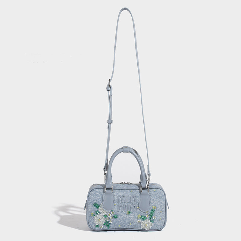 Embroidered Denim Tote Bag — 2025 New Arrival