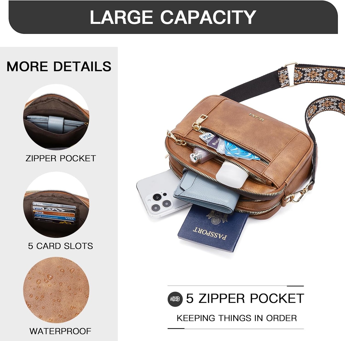 Last Day Sale: 70% Off🔥Handmade Colorful Straps Crossbody Leather Bags & Purse💖