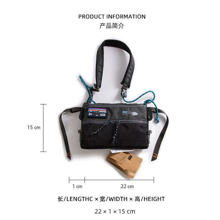 Waterproof Colorblock Envelope Bag