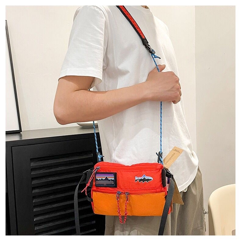 Waterproof Colorblock Envelope Bag