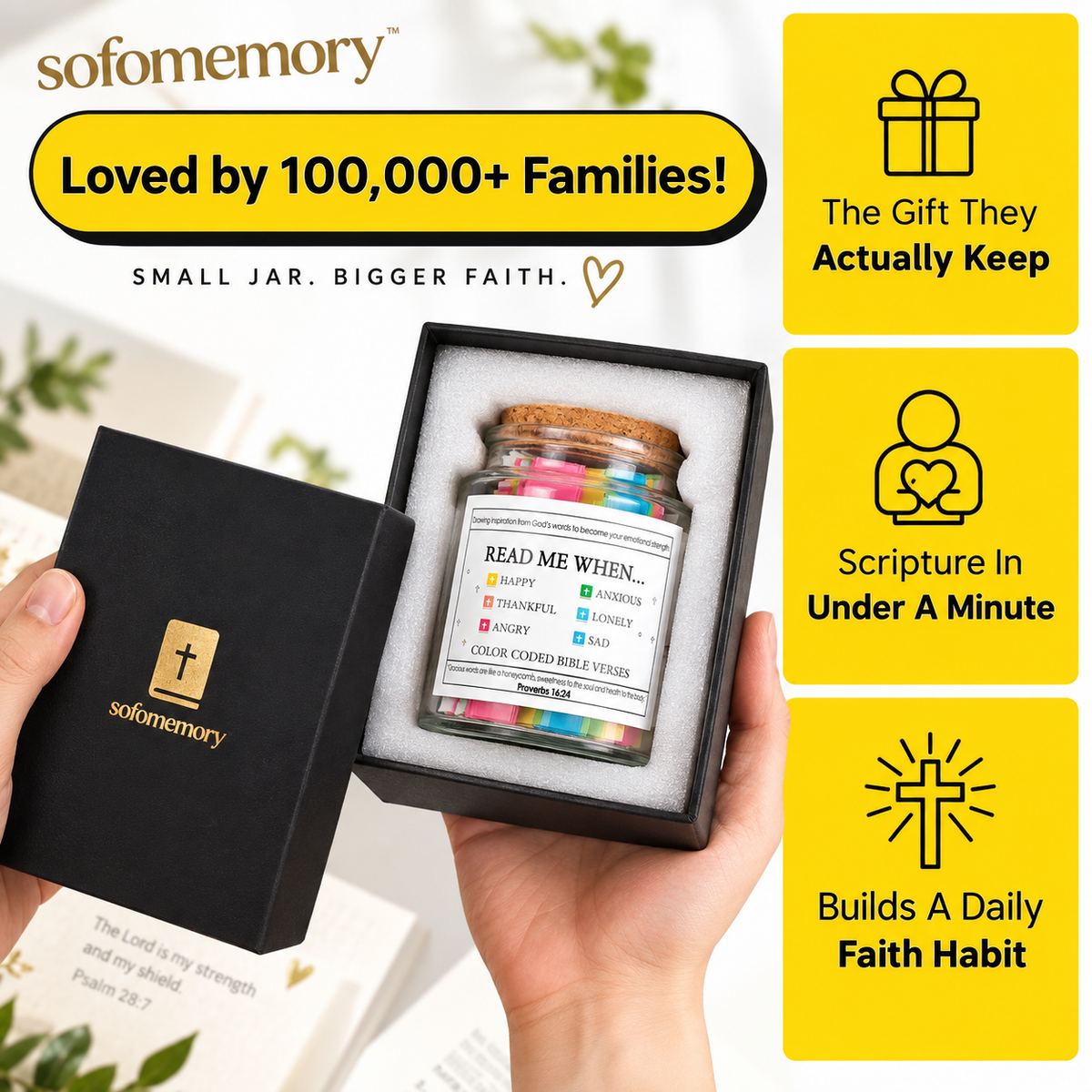 90 Days of Faith Bible Verse Jar