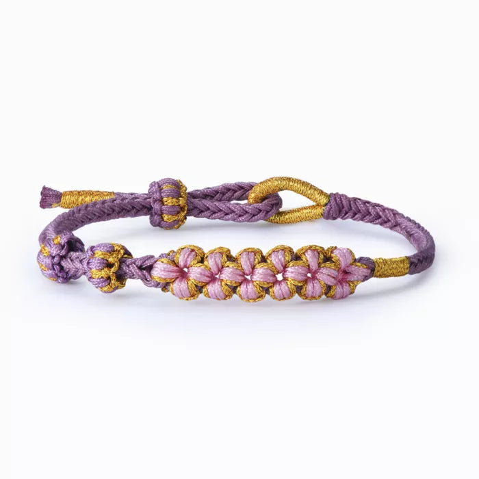 BUY 1 GET 1 FREE--🥳Grandmother & Granddaughter “A Link That Can Never Be Undone” Blossom Knot Bracelet