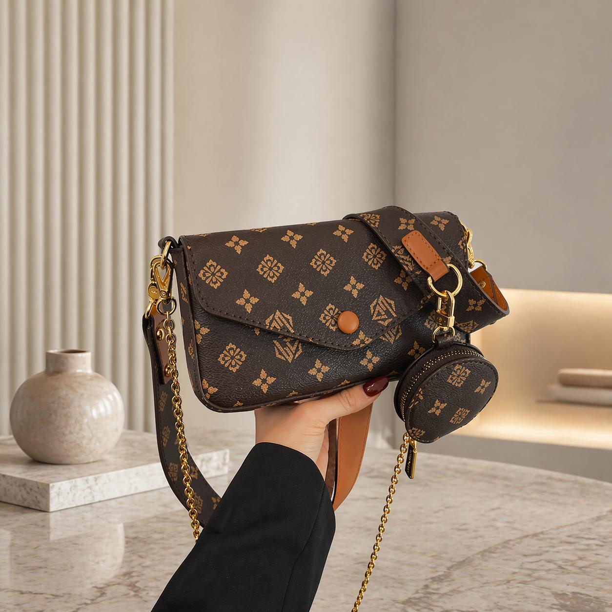 Women's 3-in-1 Convertible Envelope Casual Handbag - Adjustable Strap Bag, Convertible Shoulder Bag, Crossbody Purse, Athletic Luggage Satchel, Convertible Shoulder Bags