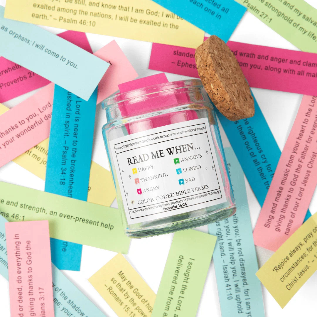 90 Days of Faith Bible Verse Jar