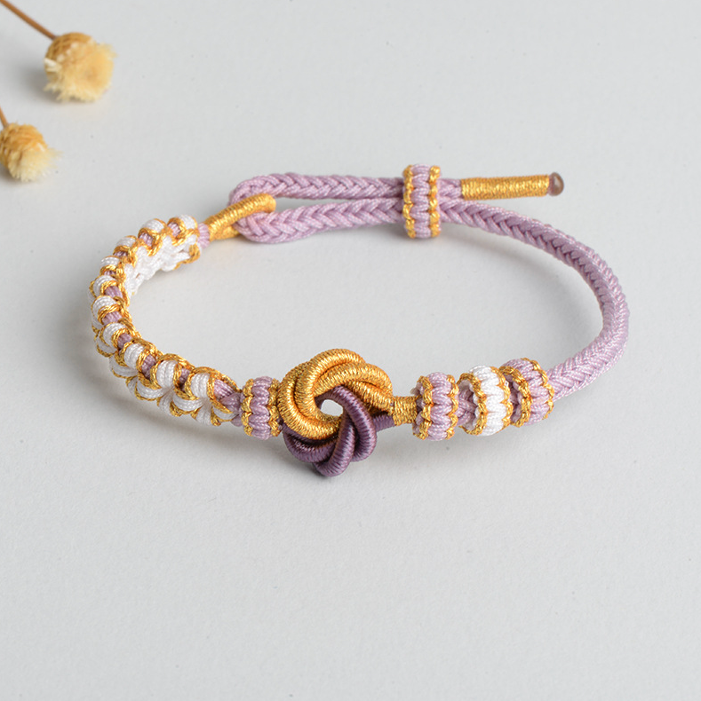 BUY 1 GET 1 FREE--🥳Grandmother & Granddaughter “A Link That Can Never Be Undone” Blossom Knot Bracelet