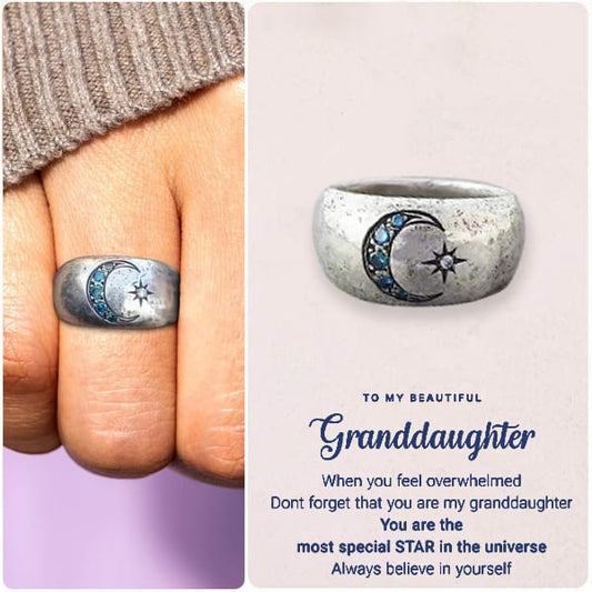 BUY 1 GET 1 FREE🔥To My Granddaughter Ring - ''We always have each other's back''👩‍❤️‍👩