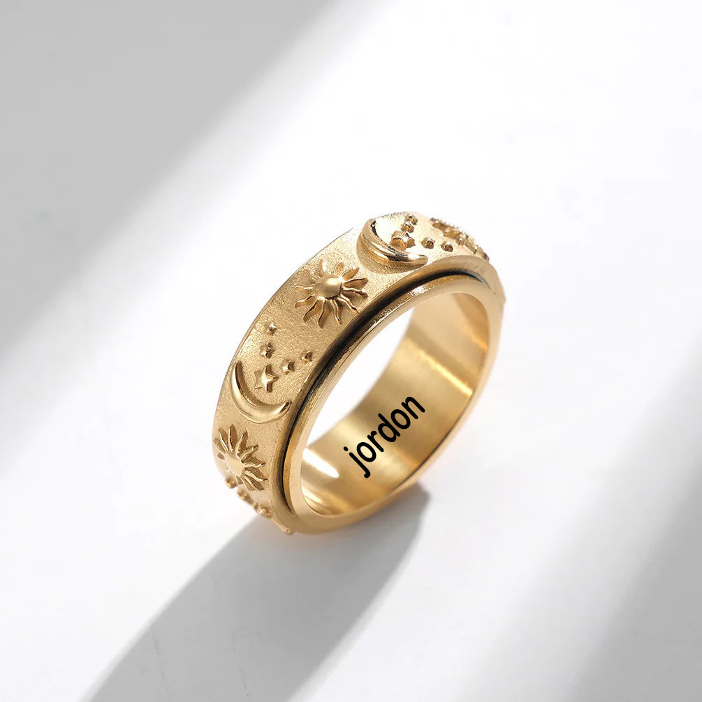 🔥Last Day Promotion 49% OFF--Sensory Rising Sun + Moon Ring (unisex)