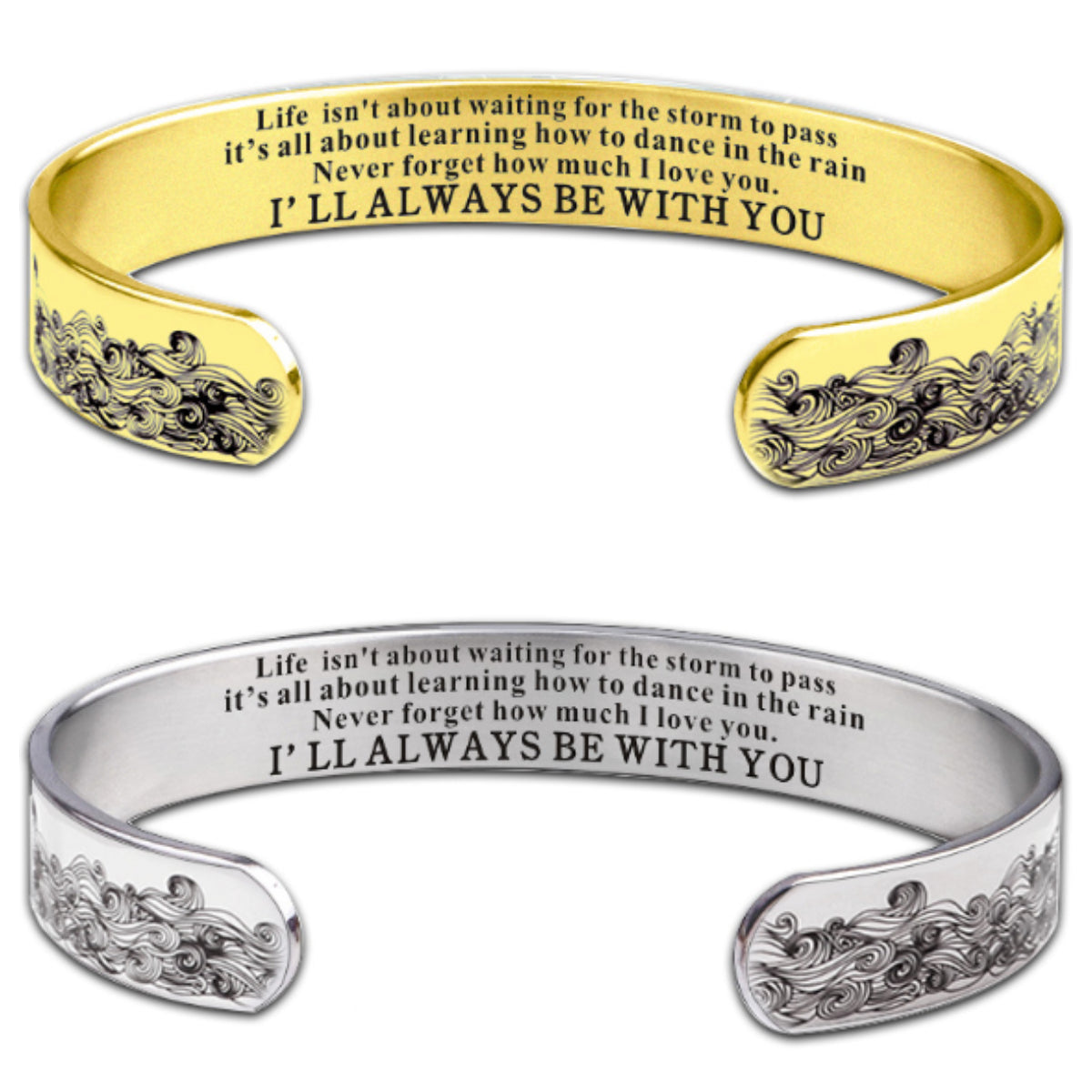 BUY 1 GET 1 FREE--To My Granddaughter, I Will Always Be With You Bracelet
