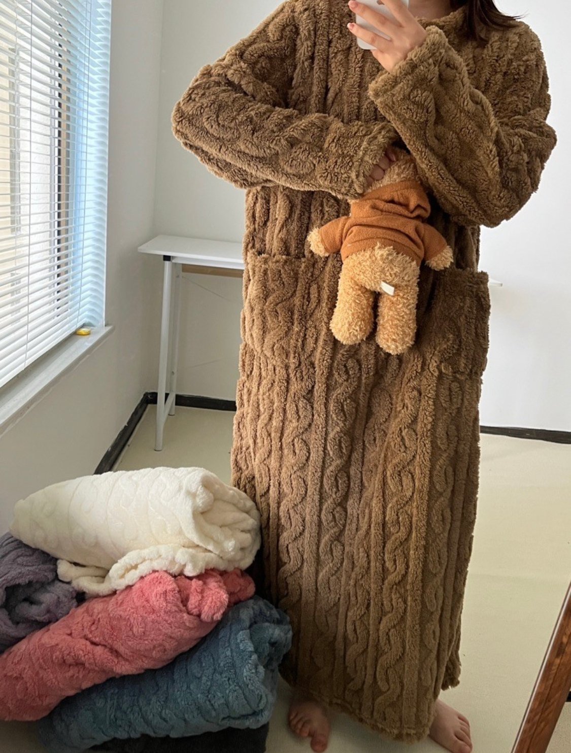 🔥LAST DAY 49% OFF -💟A Warm Gift🎀Winter Coral Velvet Home Clothes🔥