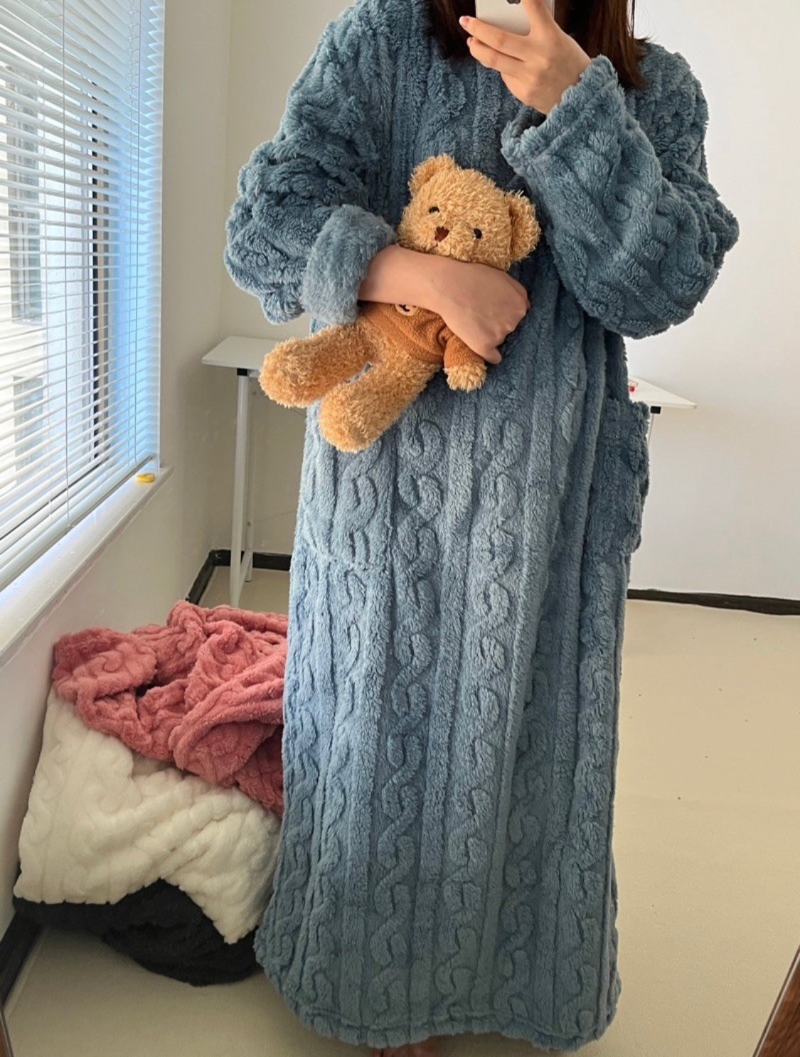 🔥LAST DAY 49% OFF -💟A Warm Gift🎀Winter Coral Velvet Home Clothes🔥