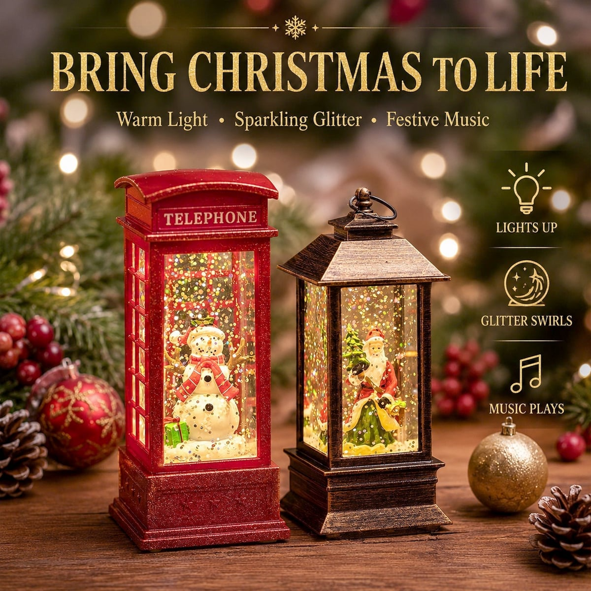 The Best Gift 49% OFF - LED Christmas Crystal Lights