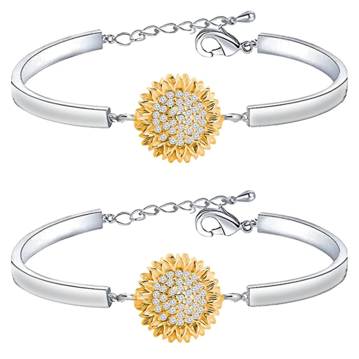 Early Christmas Sale--BUY 1 GET 1 FREE--Sunflower Three-section Bracelet