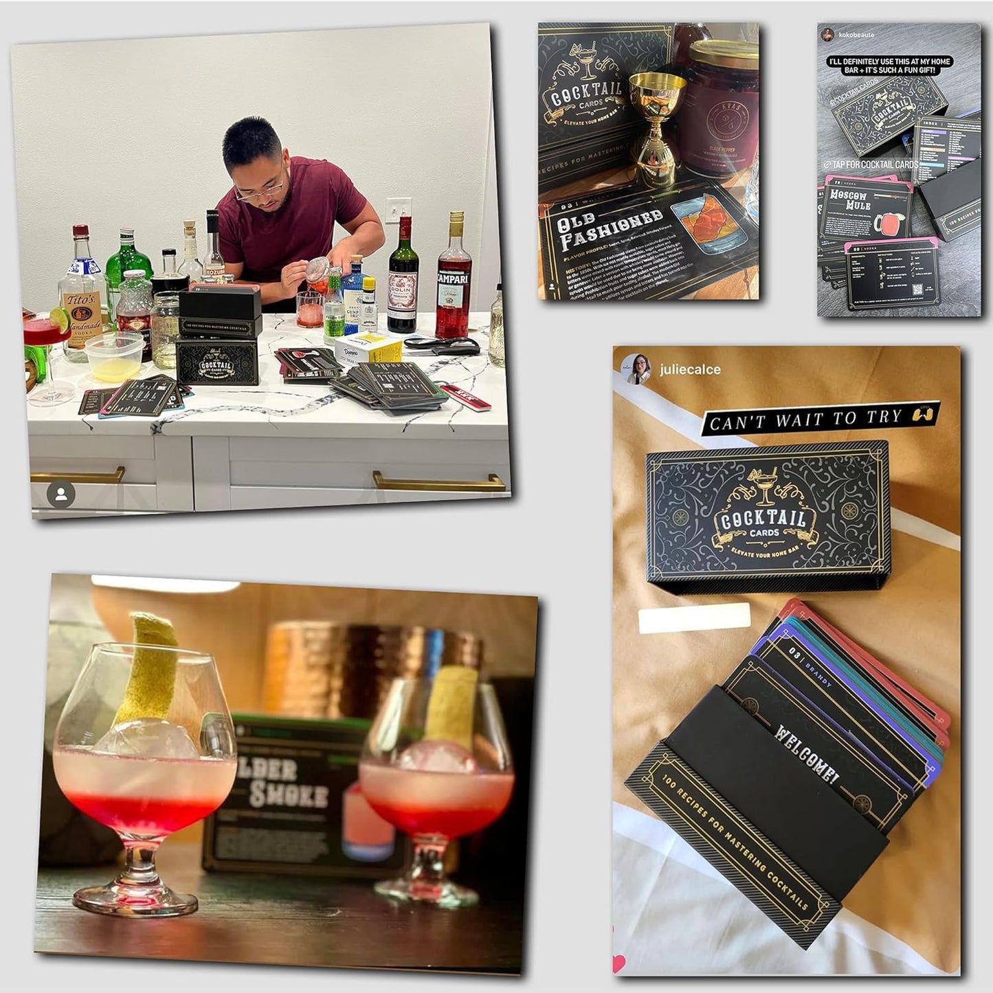 🍸️Cocktail Cards: 100 Cocktail Recipes to Master Cocktails