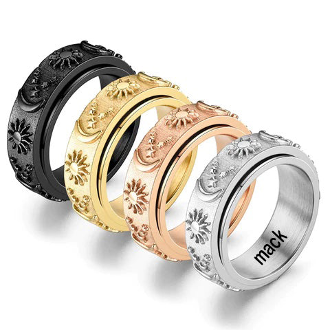 🔥Last Day Promotion 49% OFF--Sensory Rising Sun + Moon Ring (unisex)
