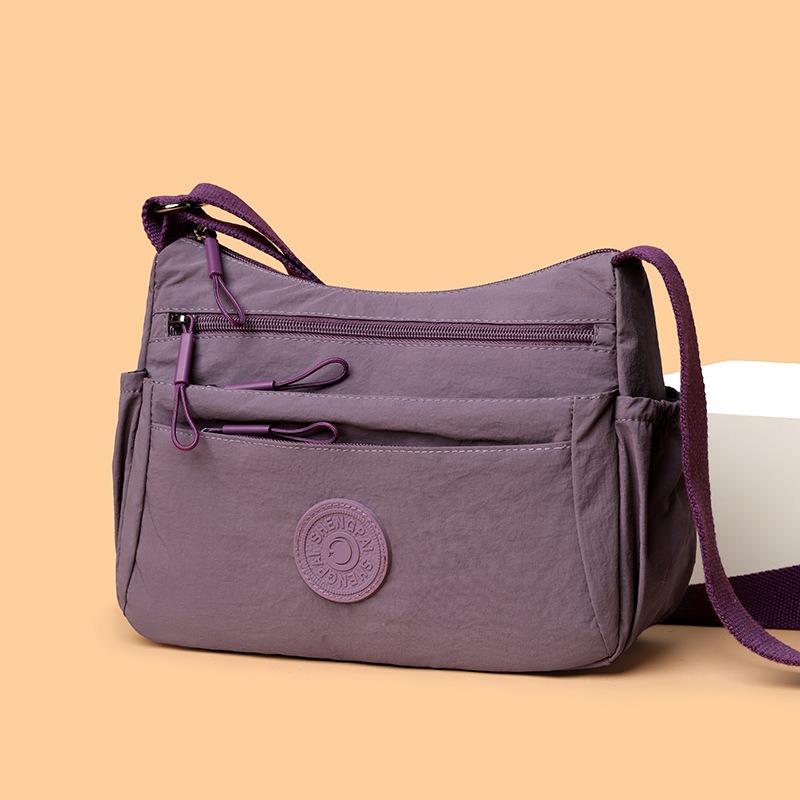 Women's Solid Color Fanny Pack, Fashionable Multi-pocket Zipper Crossbody Bag for Daily Used