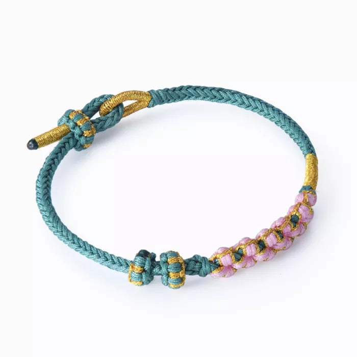 BUY 1 GET 1 FREE--🥳Grandmother & Granddaughter “A Link That Can Never Be Undone” Blossom Knot Bracelet