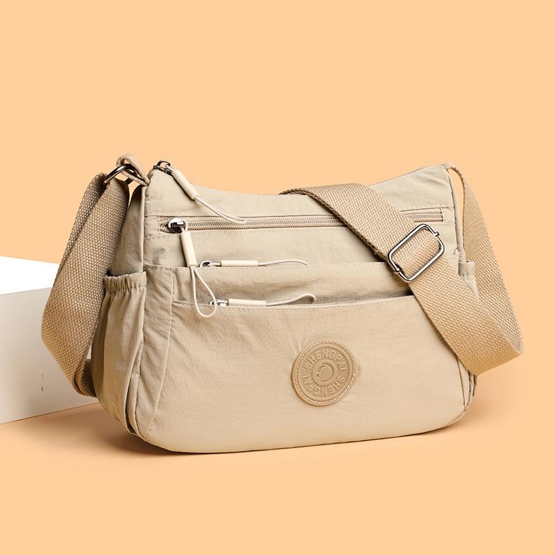 Women's Solid Color Fanny Pack, Fashionable Multi-pocket Zipper Crossbody Bag for Daily Used