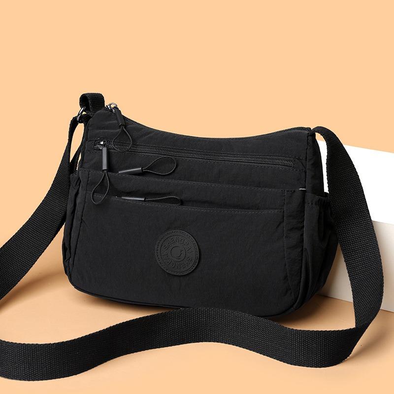 Women's Solid Color Fanny Pack, Fashionable Multi-pocket Zipper Crossbody Bag for Daily Used
