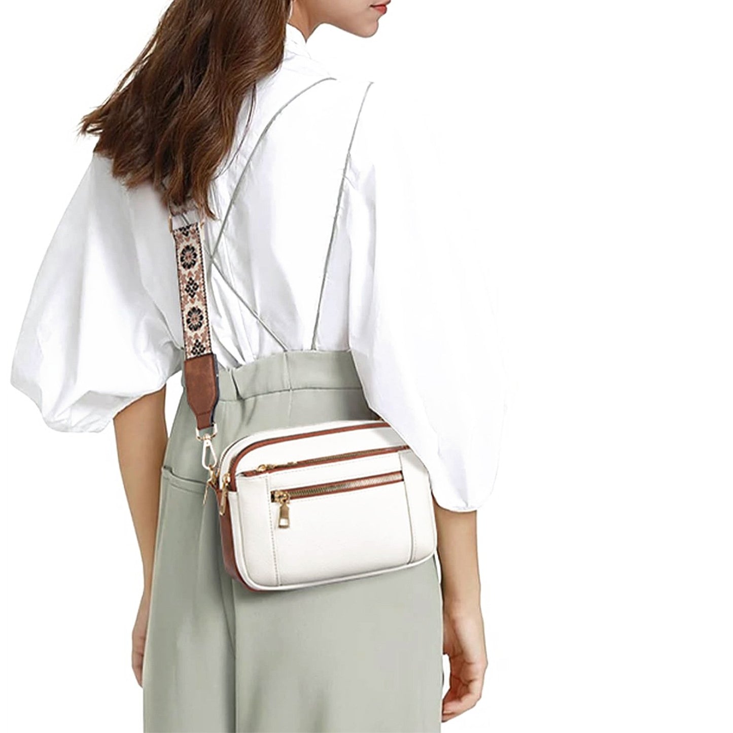 Last Day Sale: 70% Off🔥Handmade Colorful Straps Crossbody Leather Bags & Purse💖