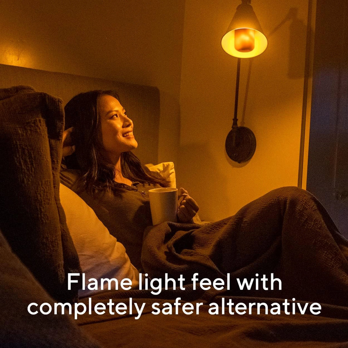 LED Flame Effect Fire Light Bulb