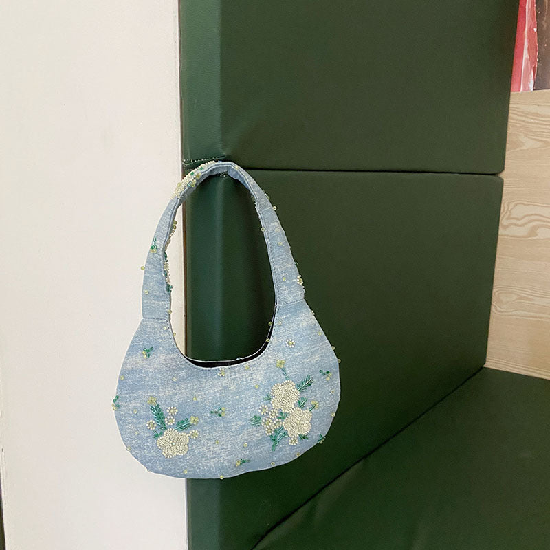 Embroidered Denim Tote Bag — 2025 New Arrival