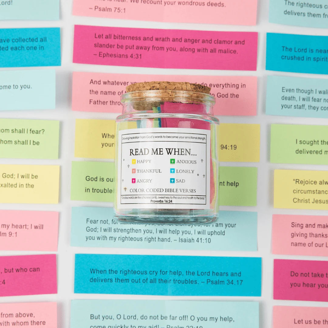 90 Days of Faith Bible Verse Jar