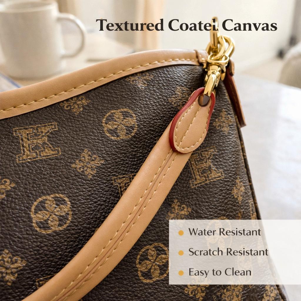 Retro Tote Bag for Women, Commuter Shoulder Bag, Versatile Crossbody Bag, High-End Large Capacity Bag for Women