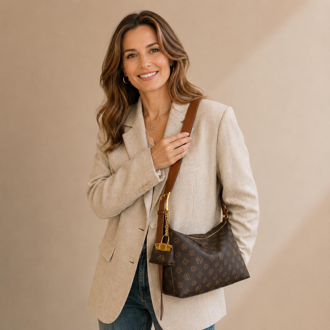 Spacious Premium Leather Tote for Travelers - Versatile Commuter Shoulder Bag for Weekend Trips