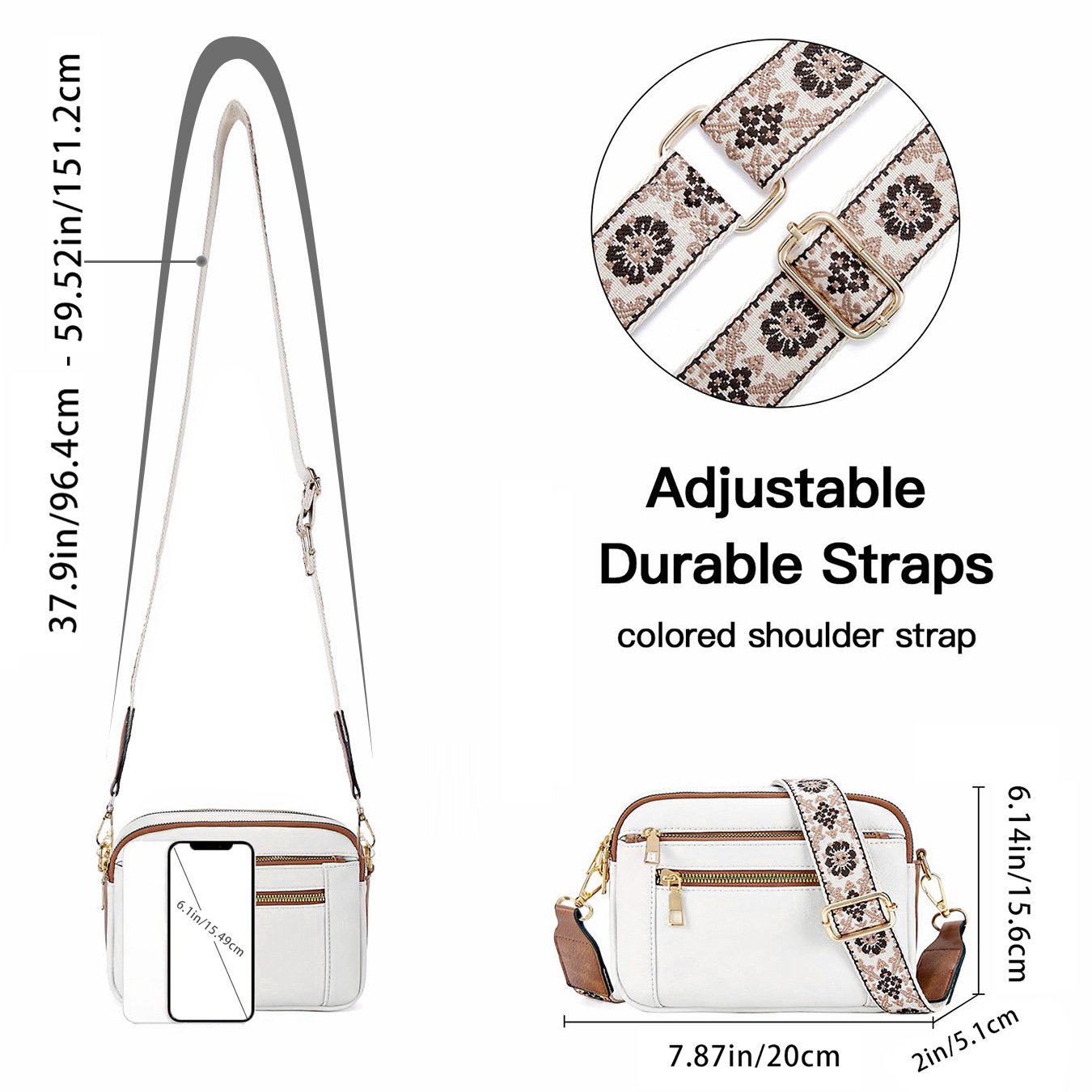 Last Day Sale: 70% Off🔥Handmade Colorful Straps Crossbody Leather Bags & Purse💖