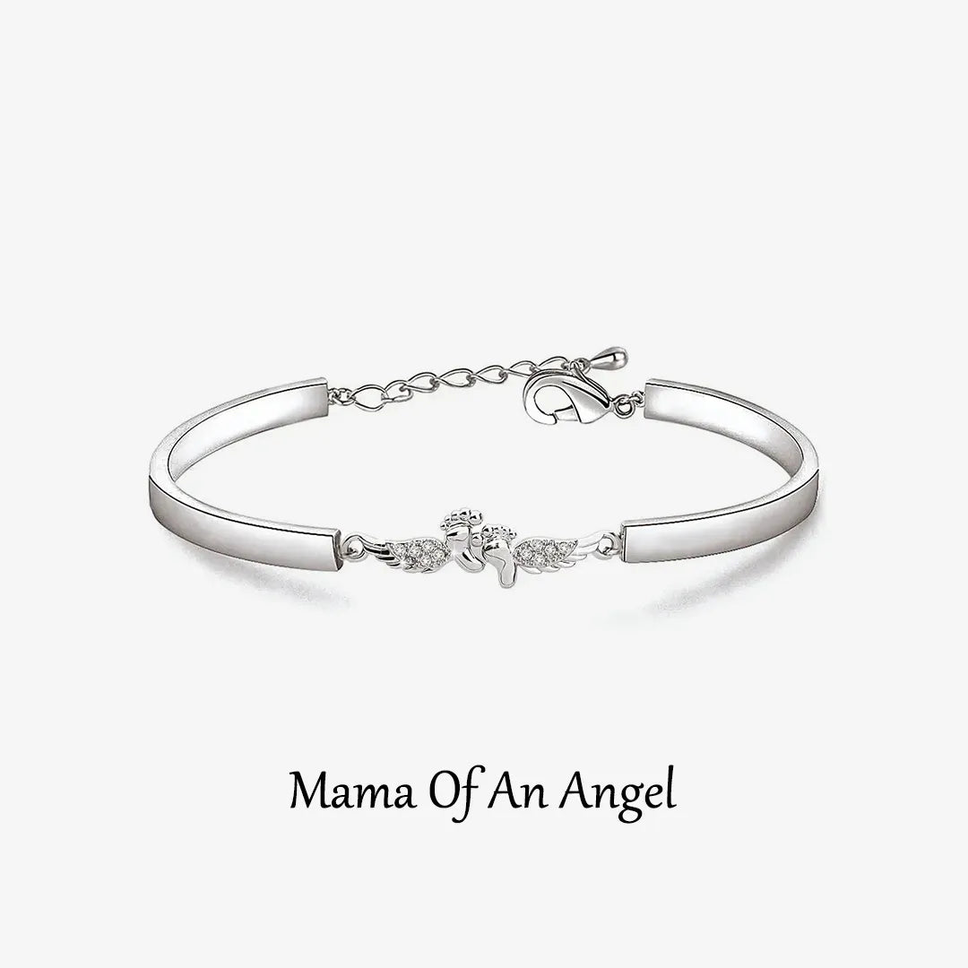 BUY 1 GET 1 FREE--To My Daughter - Angel Wing Bracelet