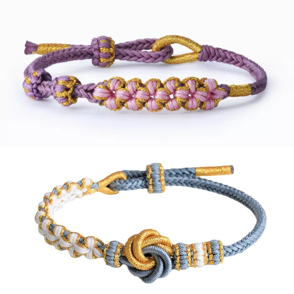 BUY 1 GET 1 FREE--🥳Grandmother & Granddaughter “A Link That Can Never Be Undone” Blossom Knot Bracelet