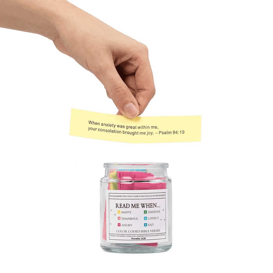 90 Days of Faith Bible Verse Jar