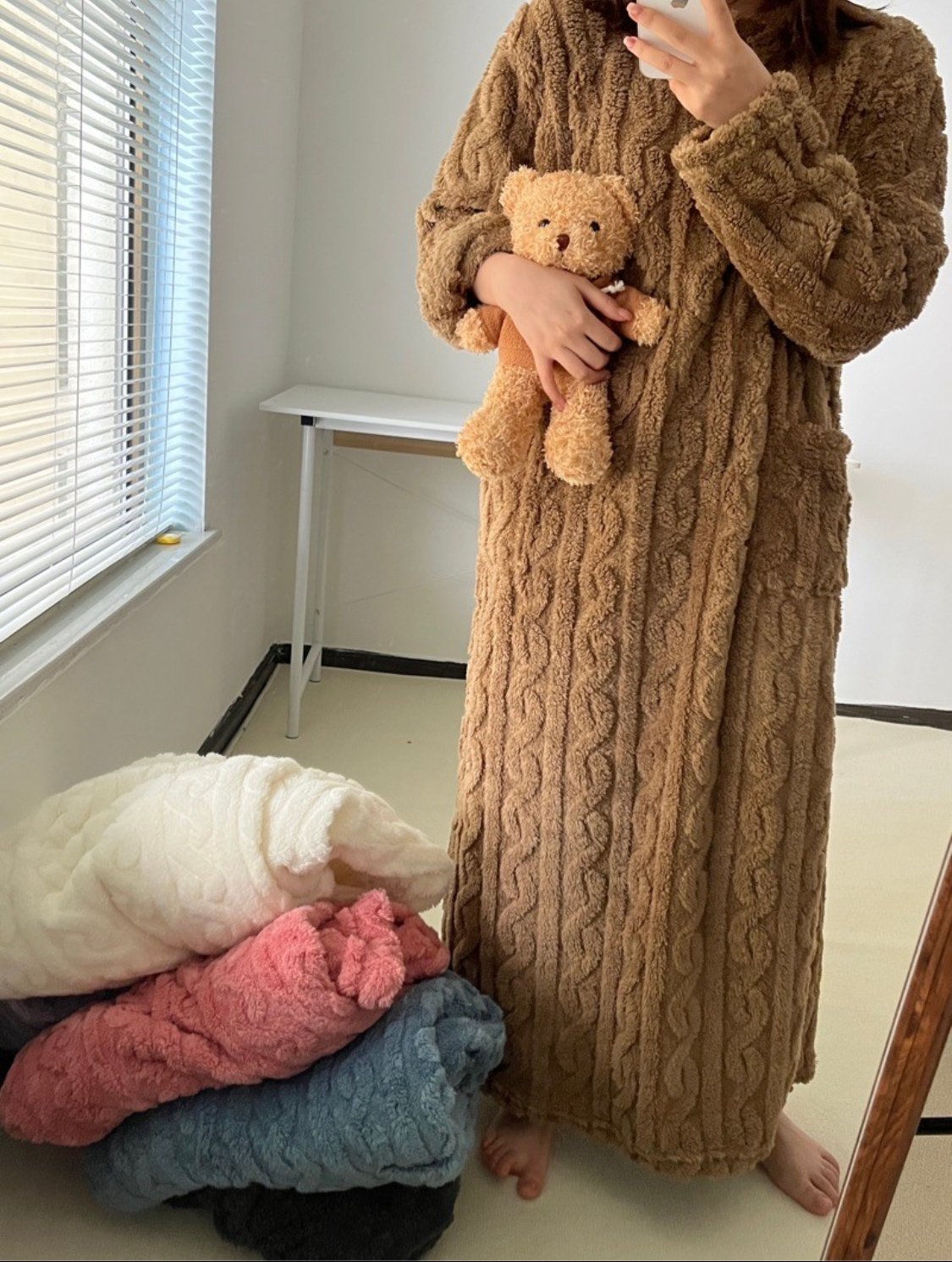 🔥LAST DAY 49% OFF -💟A Warm Gift🎀Winter Coral Velvet Home Clothes🔥