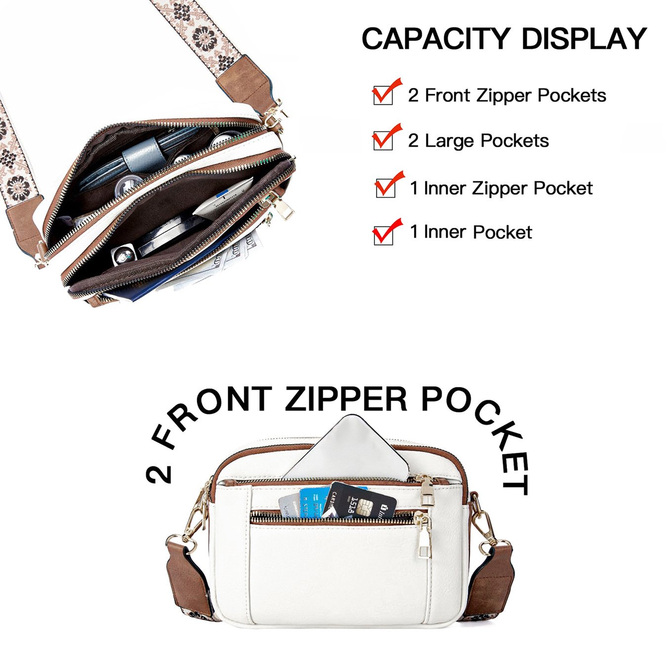 Last Day Sale: 70% Off🔥Handmade Colorful Straps Crossbody Leather Bags & Purse💖