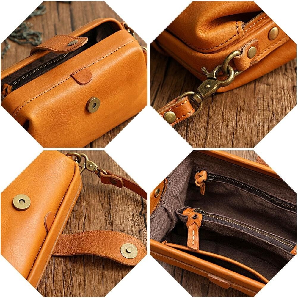 🔥Last Day Discount 50% Premium Leather Retro Handmade Bag