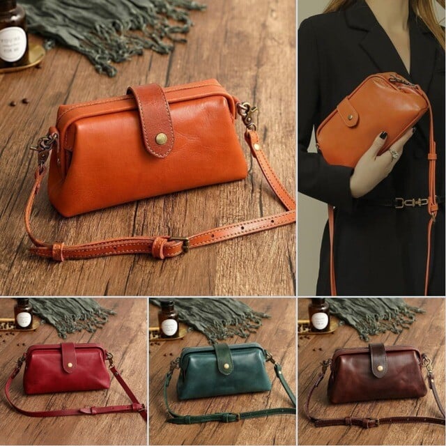 🔥Last Day Discount 50% Premium Leather Retro Handmade Bag