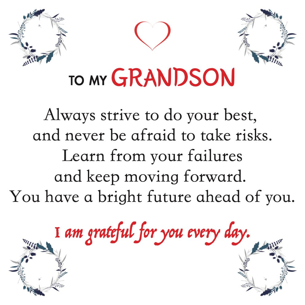 To my Grandson -- Outdoor Camping Adventure Braclet