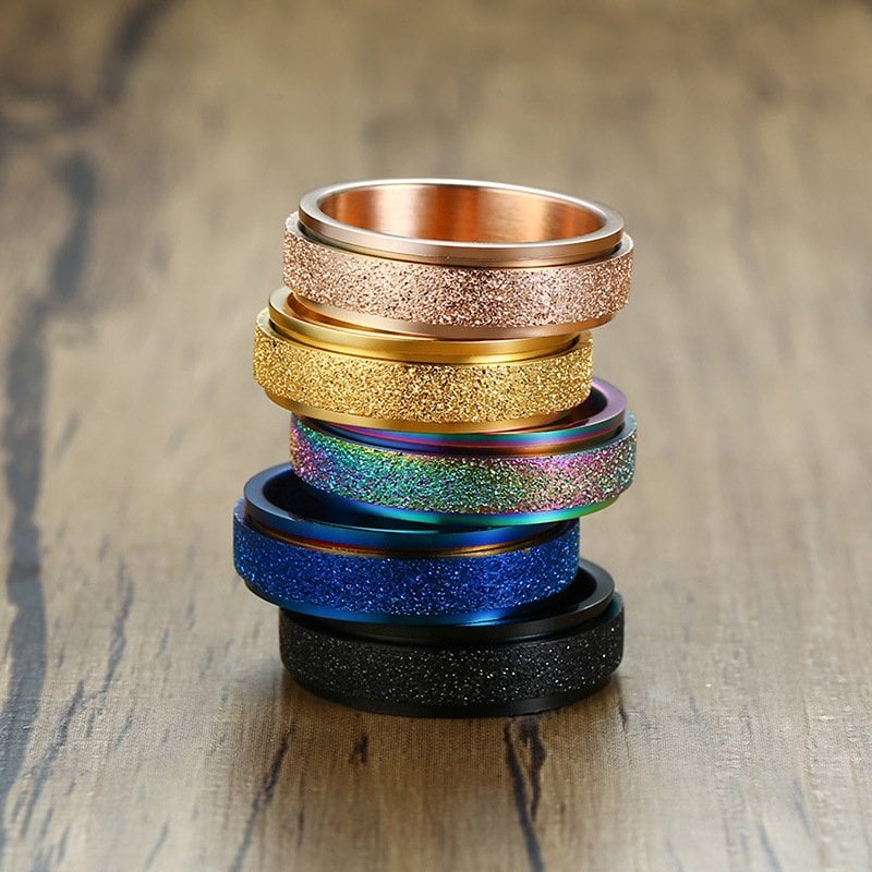 BUY 1 GET 1 FREE--Anti-Anxiety Spinner Ring