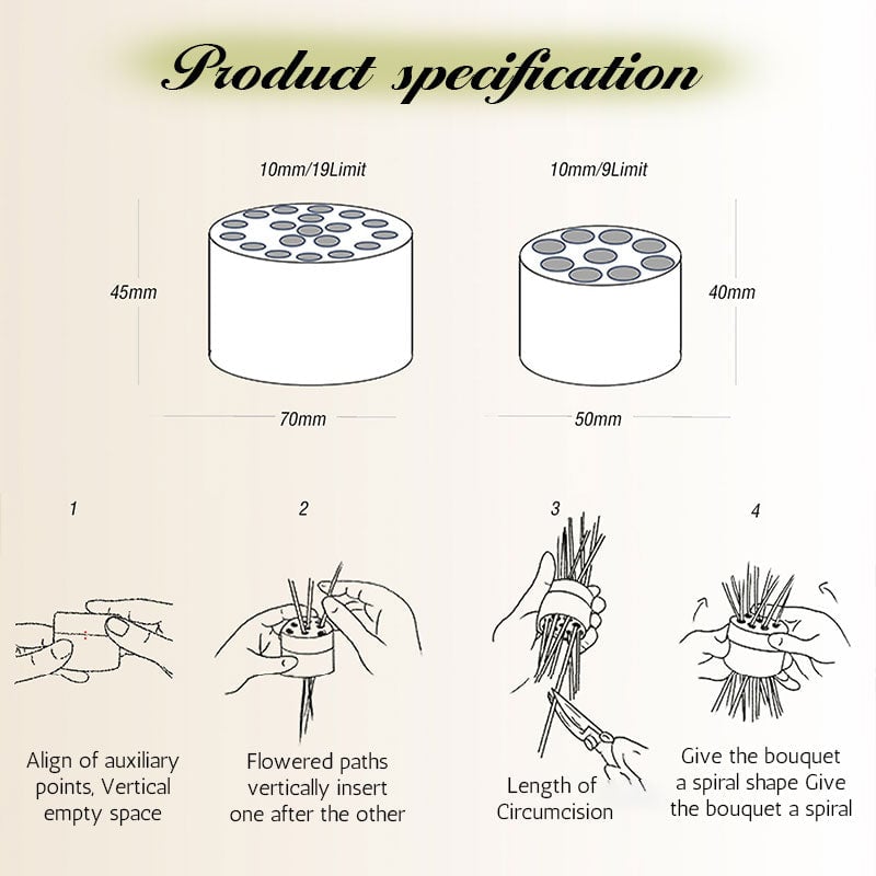 🔥Last Day Sale🔥Spiral Ikebana Stem Holder💐Buy 4 Get Free Shipping