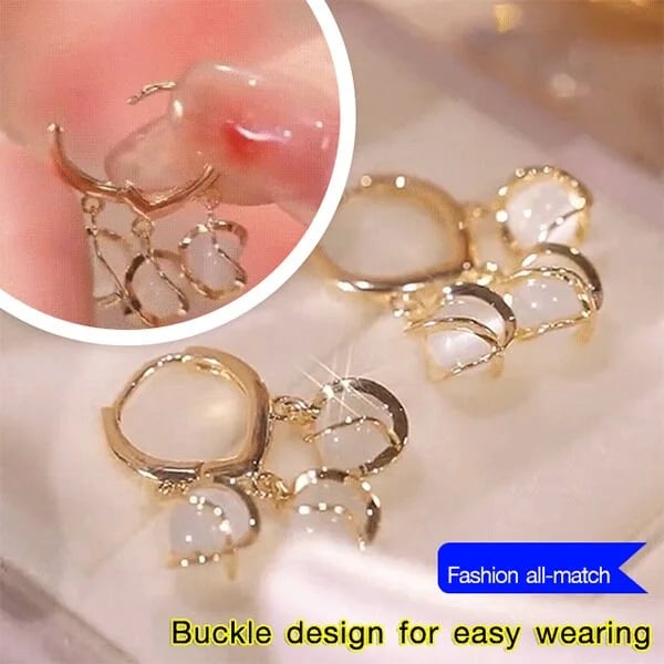 BUY 1 GET 1 FREE--Small fresh temperament simple ear buckle