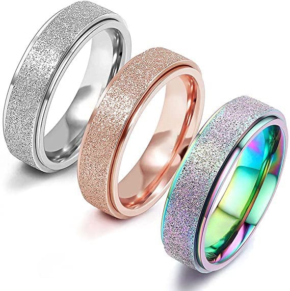 BUY 1 GET 1 FREE--Anti-Anxiety Spinner Ring