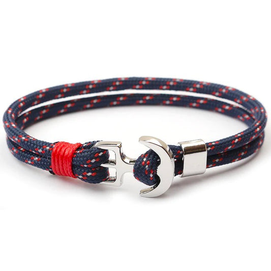 To My Grandson--Anchor Parachute Cord Bracelet