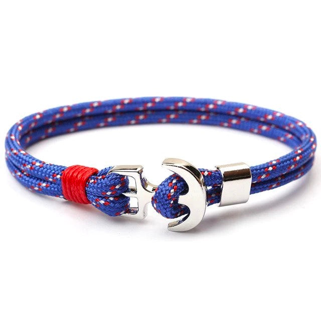 To My Grandson--Anchor Parachute Cord Bracelet